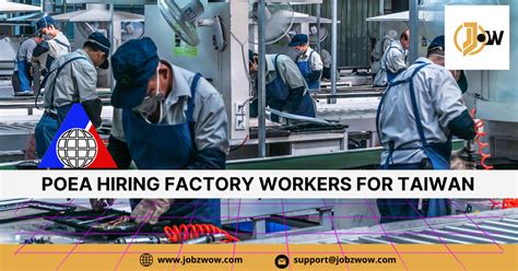 Factory Worker jobs in Taiwan (POEA), POEA .